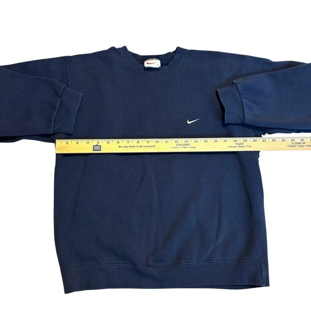 Vintage 90s Nike Swoosh Pullover Crewneck Sweatshirt‎ Size Men's Medium